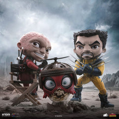 Deadpool & Wolverine Mini Co. PVC Figure Deadpool and Wolverine set Unmasked 14 cm 0618231955817