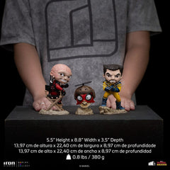 Deadpool & Wolverine Mini Co. PVC Figure Deadpool and Wolverine set Unmasked 14 cm 0618231955817