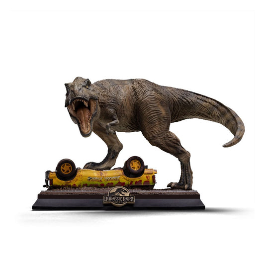 Jurassic Park Icons Statue T-Rex Attack 15 cm 0618231955886