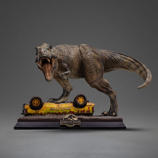 Jurassic Park Icons Statue T-Rex Attack 15 cm 0618231955886