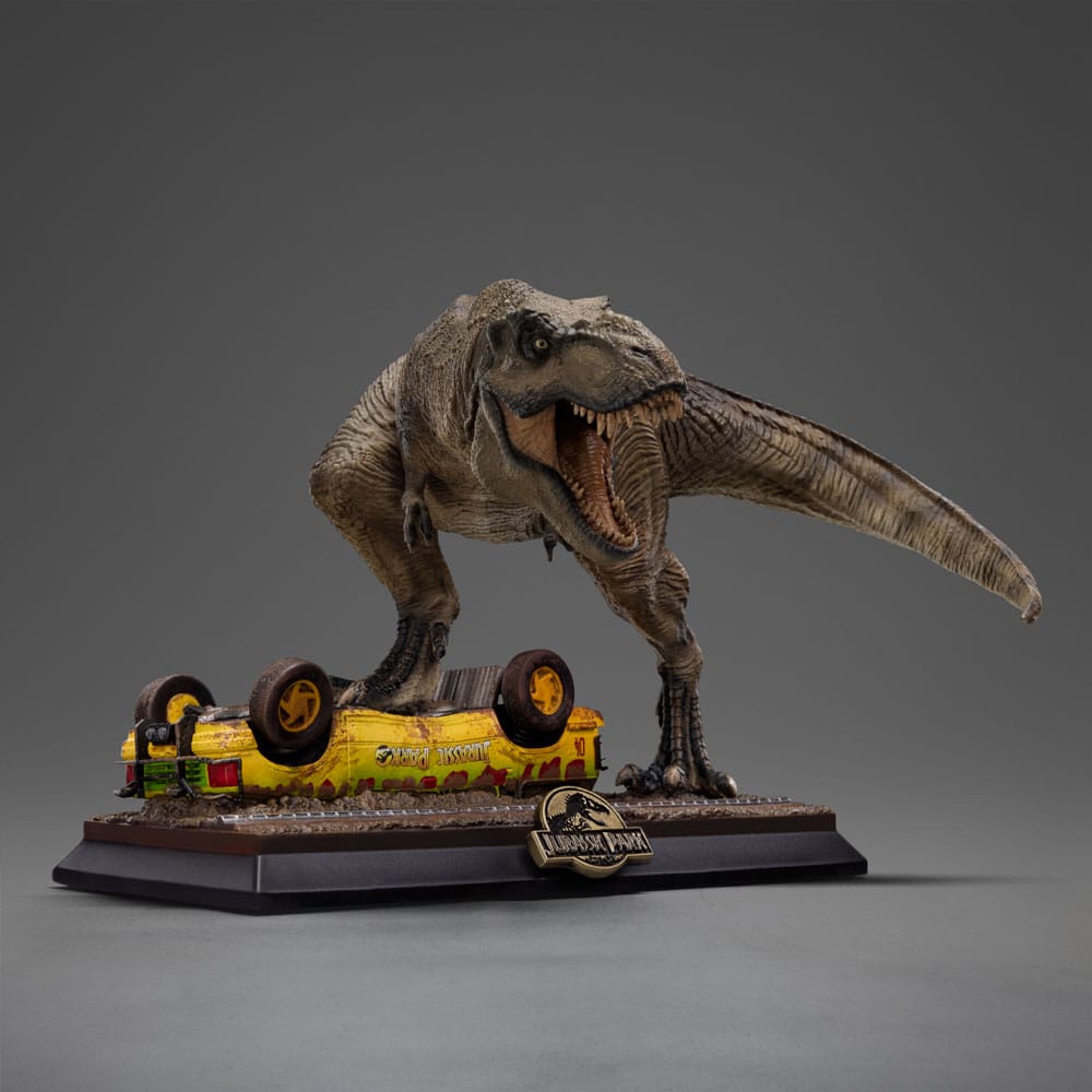 Jurassic Park Icons Statue T-Rex Attack 15 cm 0618231955886
