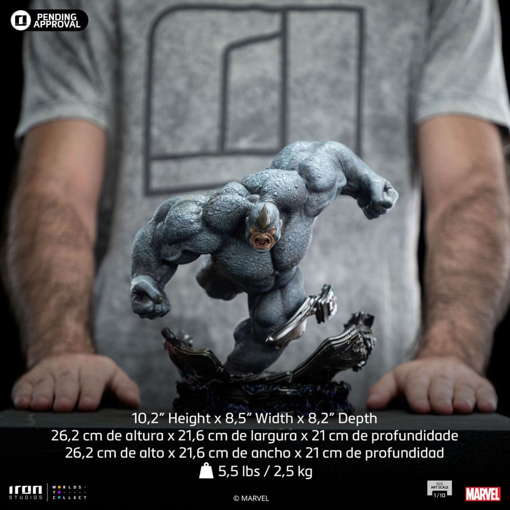Marvel BDS Art Scale Statue 1/10 Rhino 26 cm 0618231956012