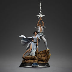 Star Wars Deluxe Art Scale Statue 1/10 Luke and Leia 41 cm               0618231957019
