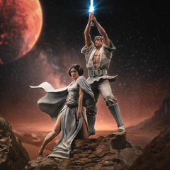 Star Wars Deluxe Art Scale Statue 1/10 Luke and Leia 41 cm               0618231957019