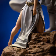Star Wars Deluxe Art Scale Statue 1/10 Luke and Leia 41 cm               0618231957019