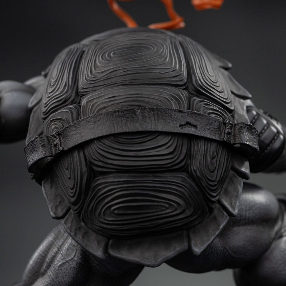 Teenage Mutant Ninja Turtles Art Scale Statue 1/10 Michelangelo Black and White Variant 26 cm heo exclusive 0618231957323