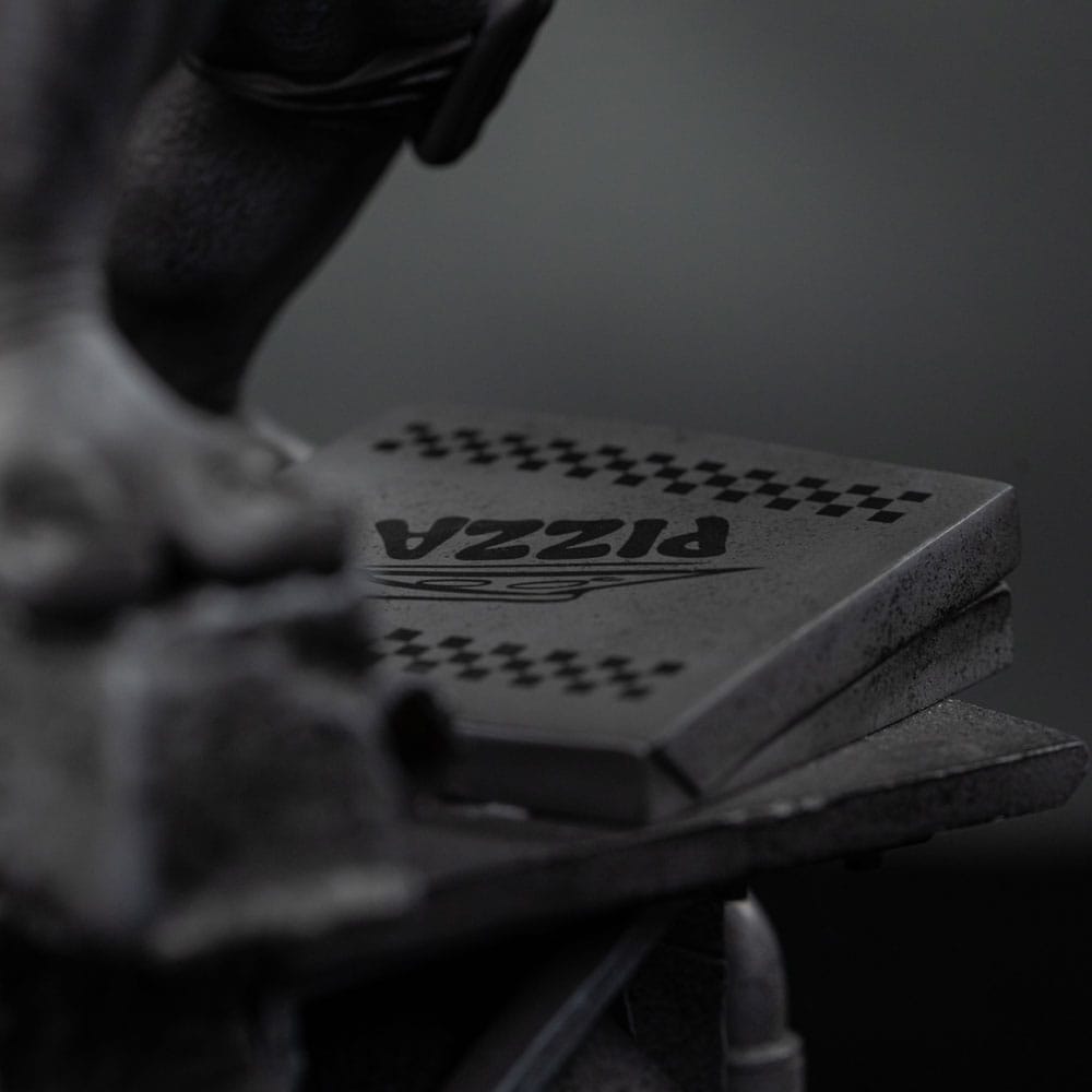 Teenage Mutant Ninja Turtles Art Scale Statue 1/10 Michelangelo Black and White Variant 26 cm heo exclusive 0618231957323