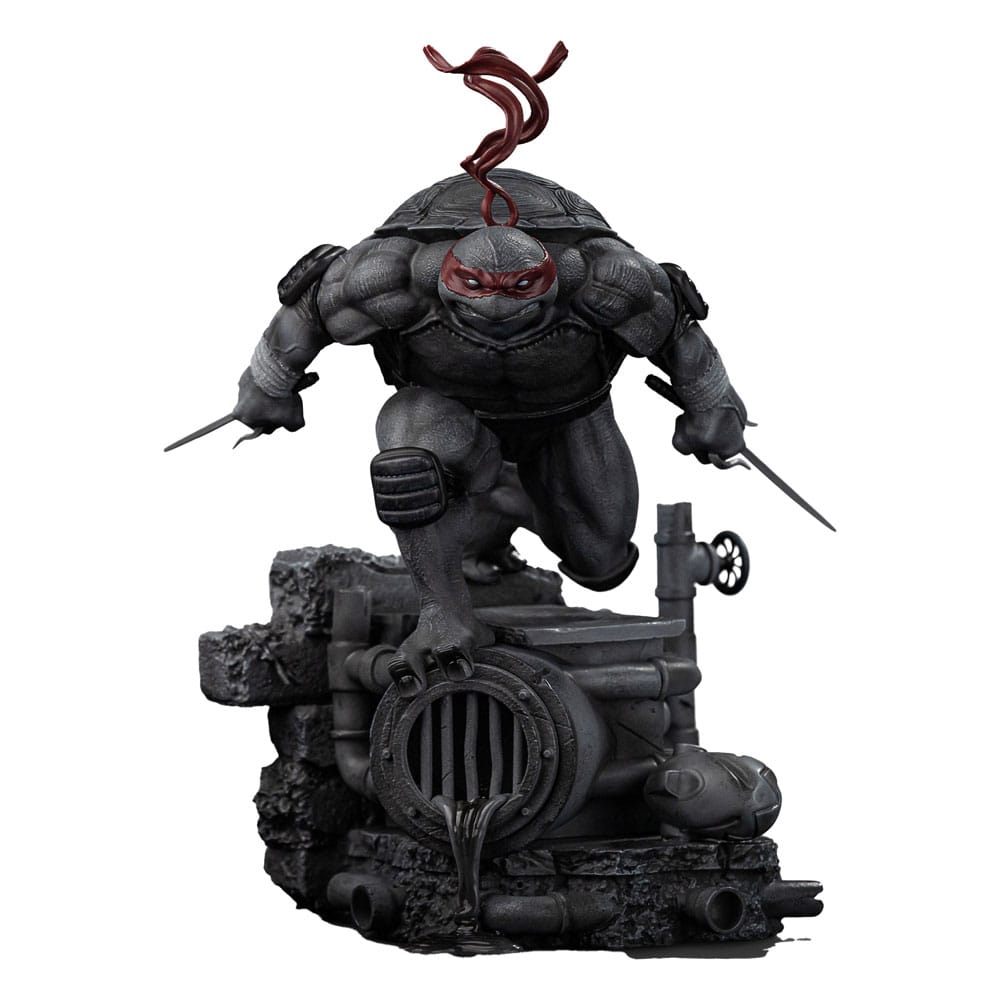 Teenage Mutant Ninja Turtles Art Scale Statue 1/10 Raphael Black and White Variant 26 cm heo exclusive 0618231957330