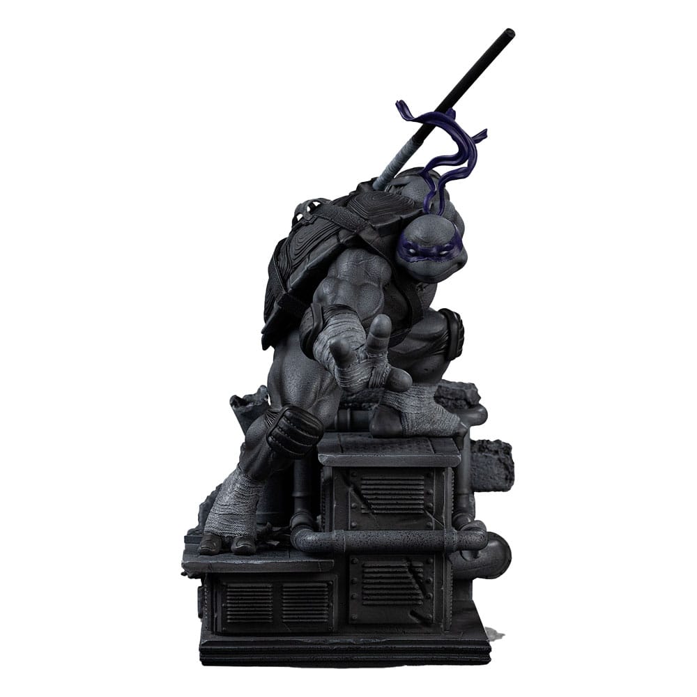 Teenage Mutant Ninja Turtles Art Scale Statue 1/10 Donatello Black and White Variant 26 cm heo exclusive 0618231957347