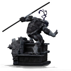 Teenage Mutant Ninja Turtles Art Scale Statue 1/10 Donatello Black and White Variant 26 cm heo exclusive 0618231957347