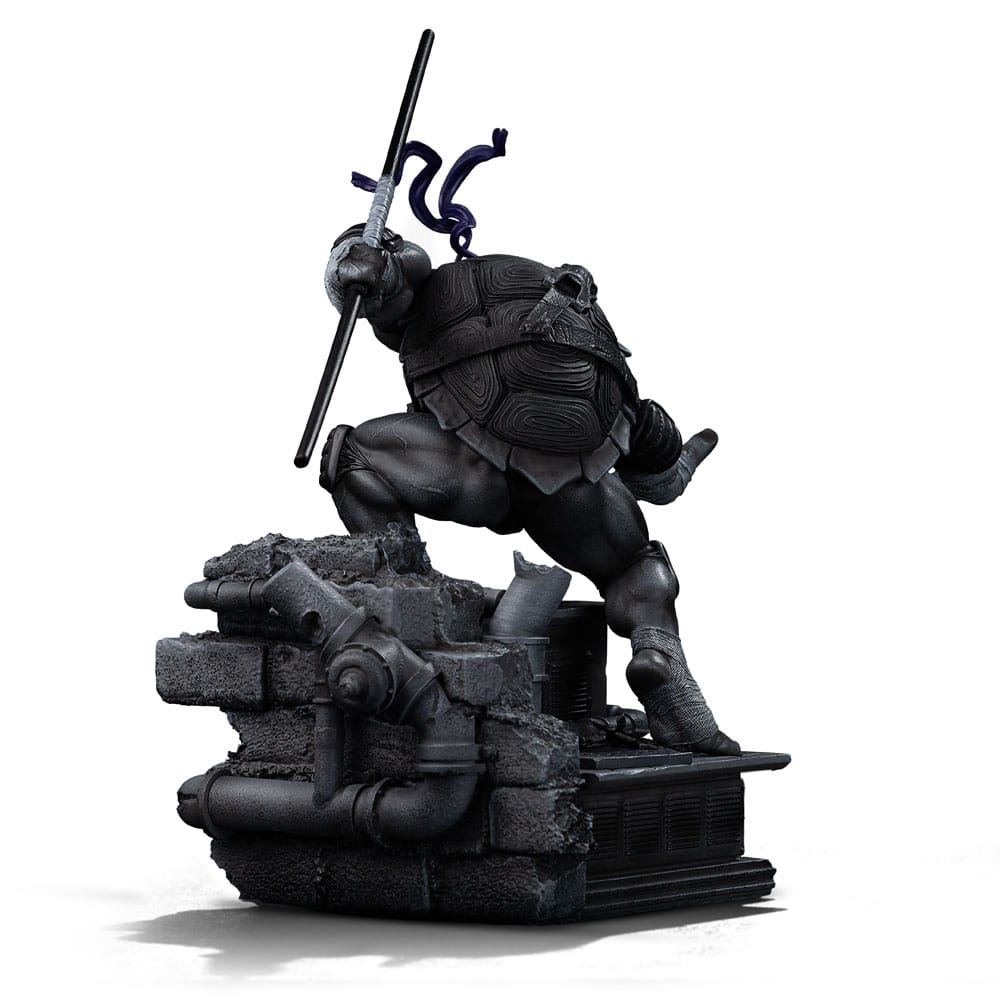 Teenage Mutant Ninja Turtles Art Scale Statue 1/10 Donatello Black and White Variant 26 cm heo exclusive 0618231957347
