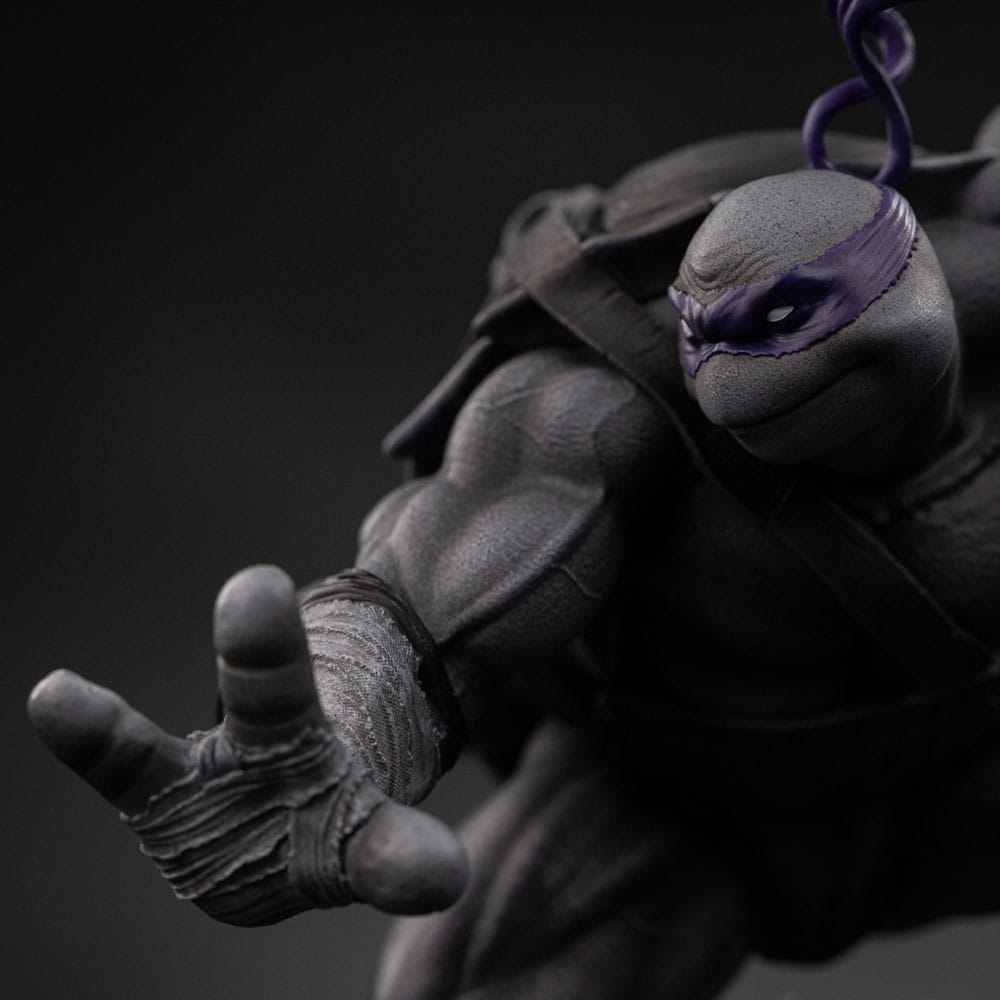Teenage Mutant Ninja Turtles Art Scale Statue 1/10 Donatello Black and White Variant 26 cm heo exclusive 0618231957347