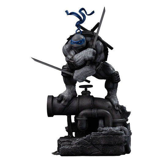 Teenage Mutant Ninja Turtles Art Scale Statue 1/10 Leonardo Black and White Variant 26 cm heo exclusive 0618231957354