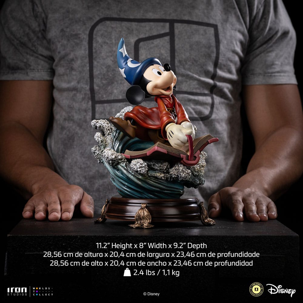 Disney Classics Vintage Collection Deluxe Art Scale Statue 1/10 Sorcerer Mickey 28 cm    0618231957484