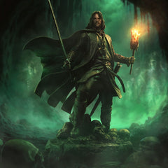 The Lord of the Rings Art Scale Statue 1/10 Aragorn Unleashed 31 cm 0618231957538