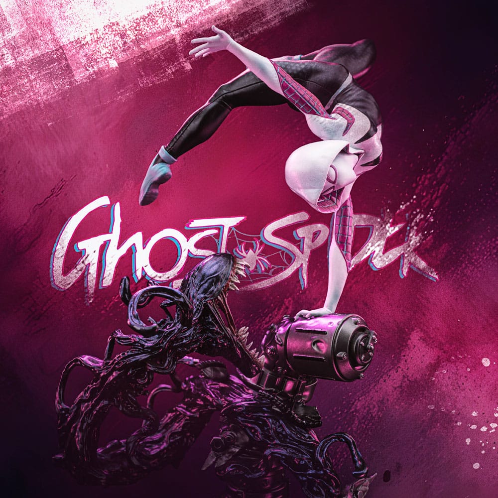Spider-Man vs Villains Art Scale Statue 1/10 Ghost Spider Diorama  34 cm 0618231957637