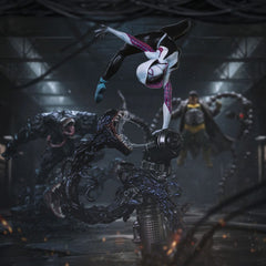 Spider-Man vs Villains Art Scale Statue 1/10 Ghost Spider Diorama  34 cm 0618231957637