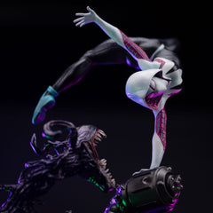 Spider-Man vs Villains Art Scale Statue 1/10 Ghost Spider Diorama  34 cm 0618231957637