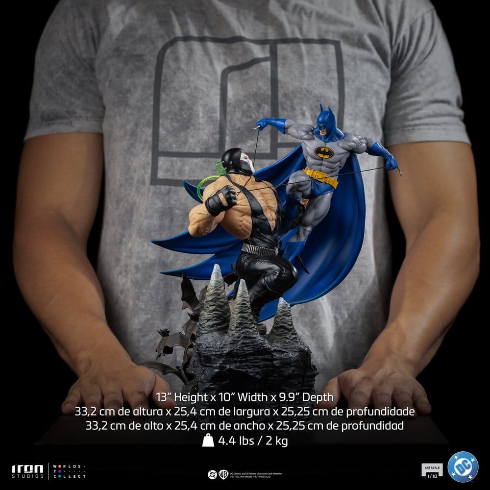 DC Comics Diorama 1/10 Batman vs Bane 33 cm 0618231957842