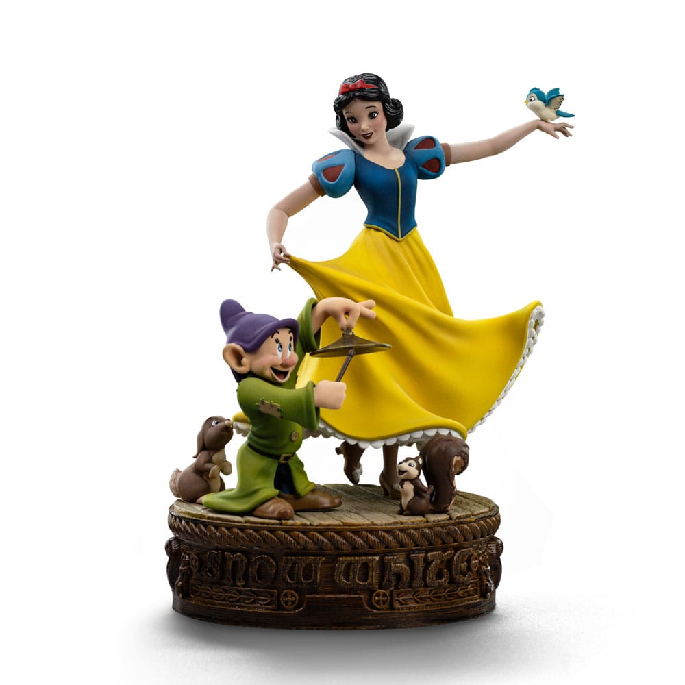 Snow White and the Seven Dwarves Art Scale Statue 1/10 Snow White and Dopey 21 cm 0618231957996