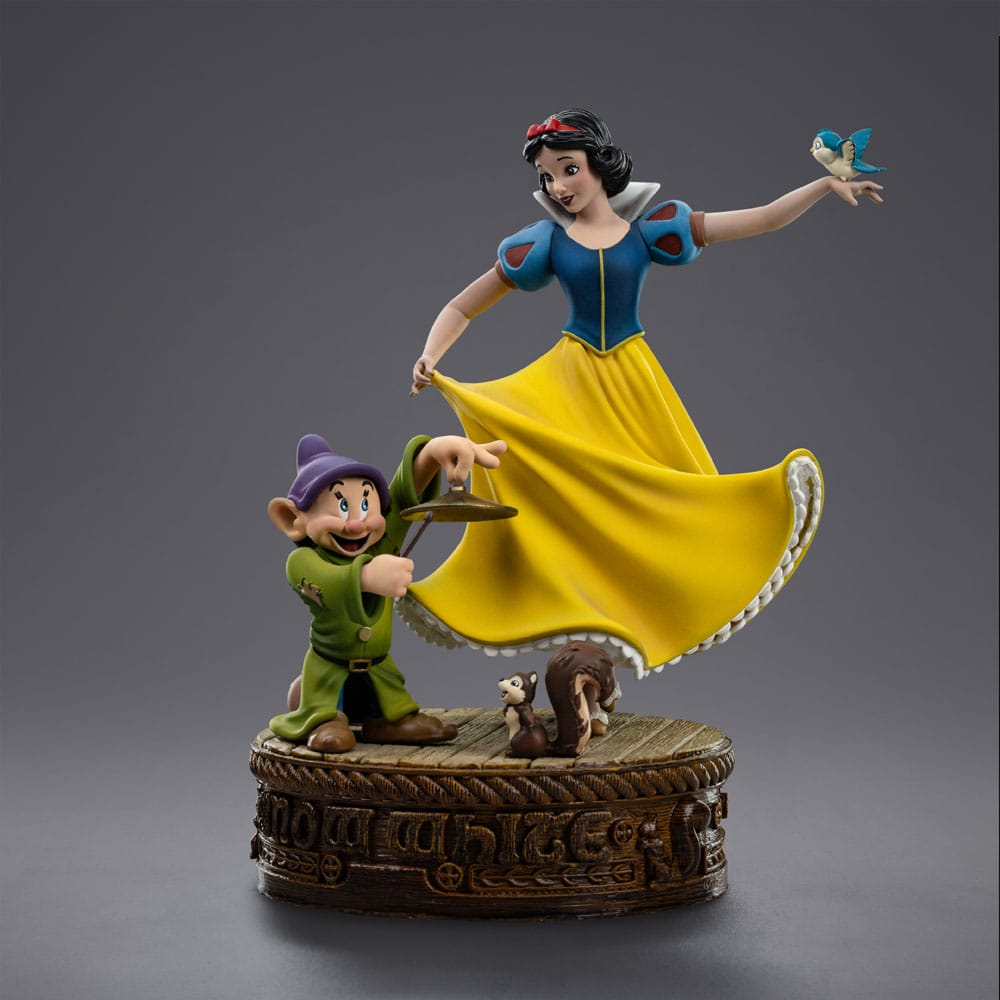 Snow White and the Seven Dwarves Art Scale Statue 1/10 Snow White and Dopey 21 cm 0618231957996