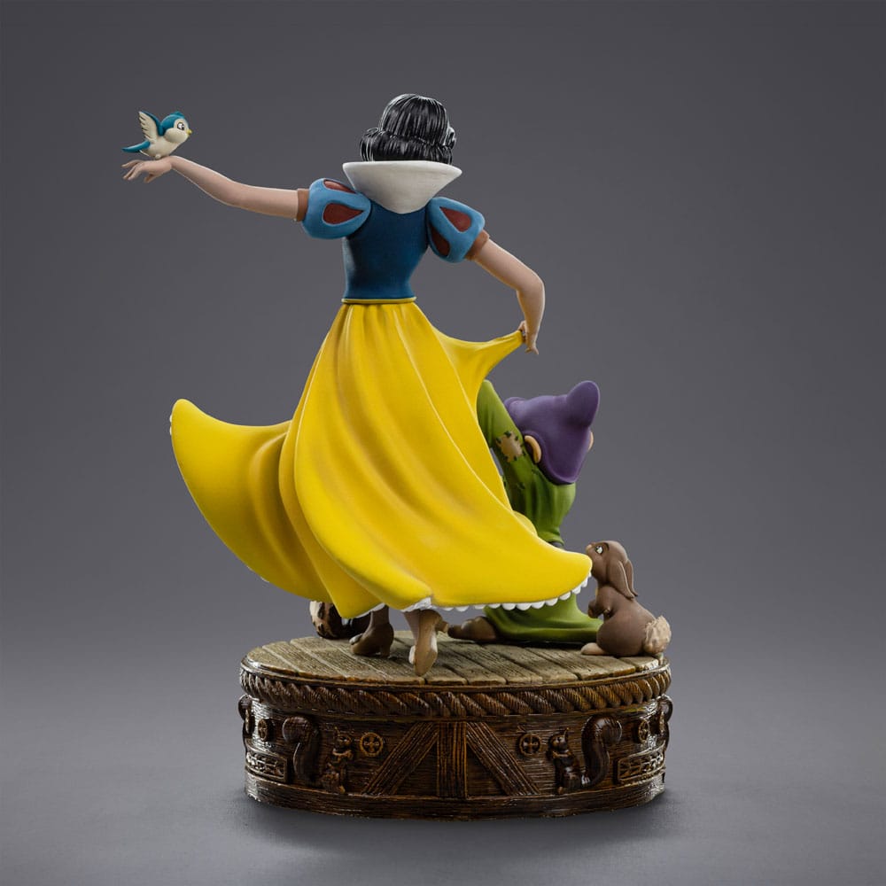 Snow White and the Seven Dwarves Art Scale Statue 1/10 Snow White and Dopey 21 cm 0618231957996
