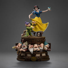 Snow White and the Seven Dwarves Art Scale Statue 1/10 Snow White and Dopey Deluxe Edition 21 cm 042882335412