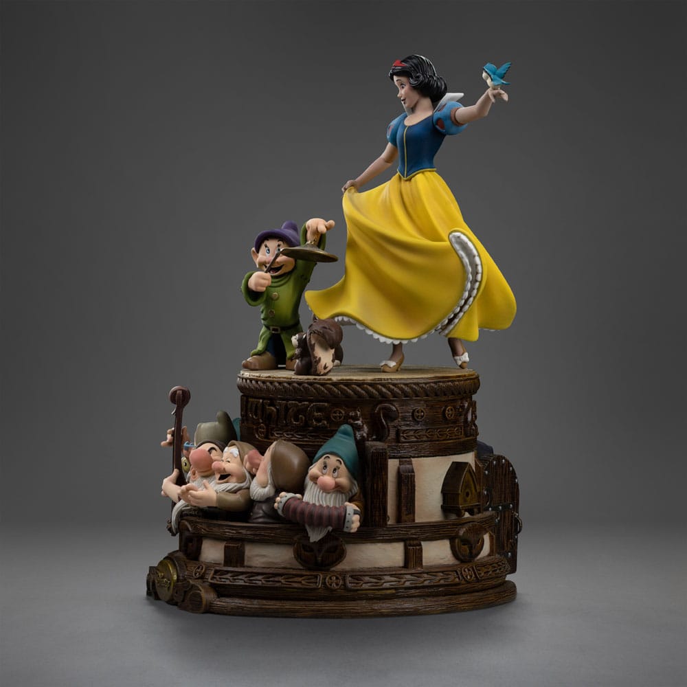 Snow White and the Seven Dwarves Art Scale Statue 1/10 Snow White and Dopey Deluxe Edition 21 cm 042882335412
