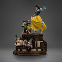Snow White and the Seven Dwarves Art Scale Statue 1/10 Snow White and Dopey Deluxe Edition 21 cm 042882335412