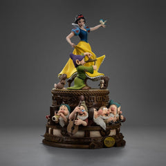 Snow White and the Seven Dwarves Art Scale Statue 1/10 Snow White and Dopey Deluxe Edition 21 cm 042882335412
