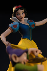 Snow White and the Seven Dwarves Art Scale Statue 1/10 Snow White and Dopey Deluxe Edition 21 cm 042882335412