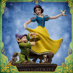 Snow White and the Seven Dwarves Art Scale Statue 1/10 Snow White and Dopey Deluxe Edition 21 cm 042882335412