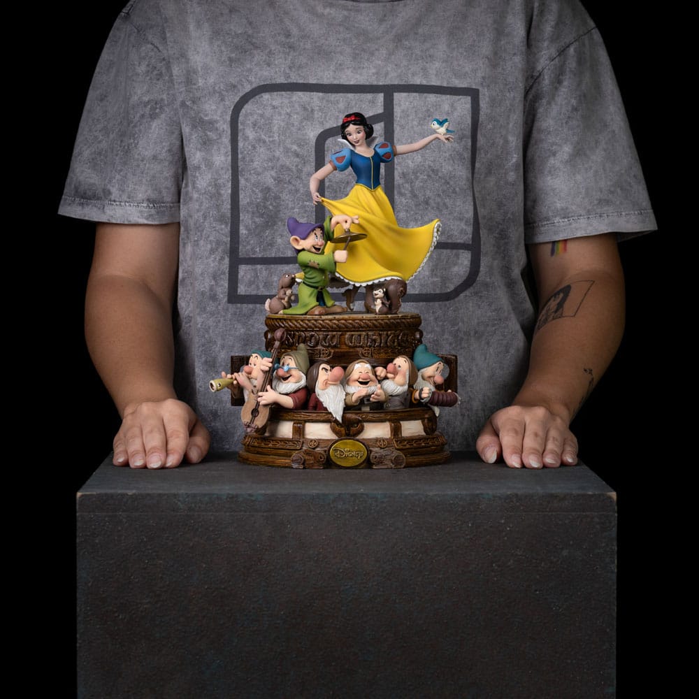 Snow White and the Seven Dwarves Art Scale Statue 1/10 Snow White and Dopey Deluxe Edition 21 cm 0618231958009