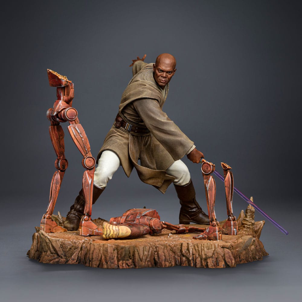 Star Wars Art Scale Statue 1/10 Mace Windu 18 cm 0618231959426
