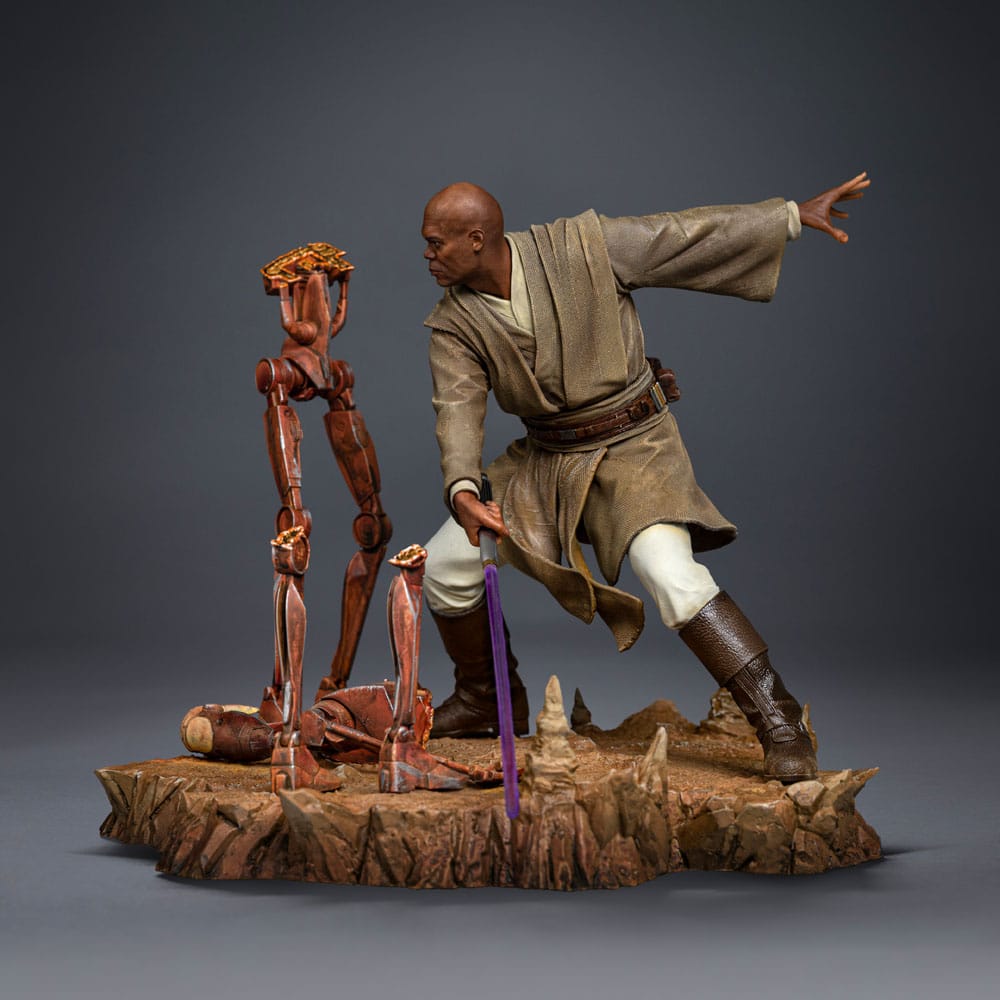 Star Wars Art Scale Statue 1/10 Mace Windu 18 cm 0618231959426