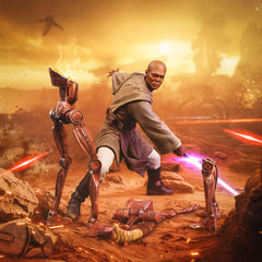 Star Wars Art Scale Statue 1/10 Mace Windu 18 cm 0618231959426