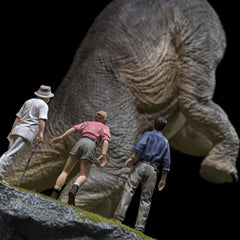 Jurassic Park Demi Art Scale Statue 1/10 Welcome to the Jurassic Park Special Edition 80 cm  0618231959549