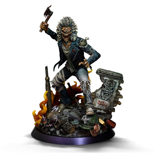 Iron Maiden Art Scale Statue 1/10 Eddie 50th Year Anniversary 22 cm  0618231959761