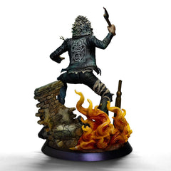 Iron Maiden Art Scale Statue 1/10 Eddie 50th Year Anniversary 22 cm  0618231959761