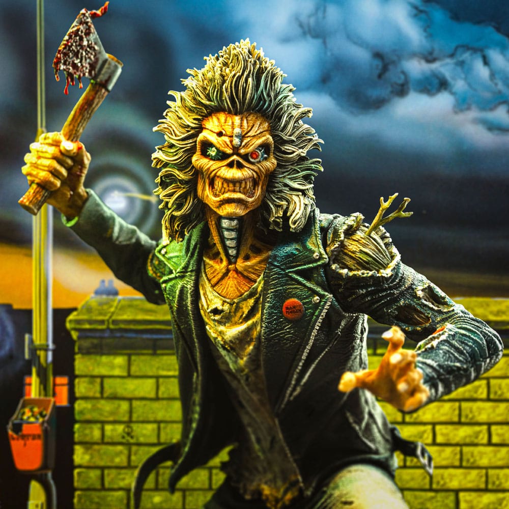 Iron Maiden Art Scale Statue 1/10 Eddie 50th Year Anniversary 22 cm  0618231959761