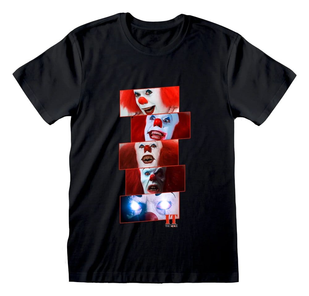 It T-Shirt Pennywise Black Size S 5056811578332