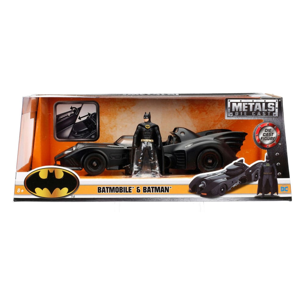 DC Comics Diecast Model 1/24 Batman 1989 Batmobile 4006333065002