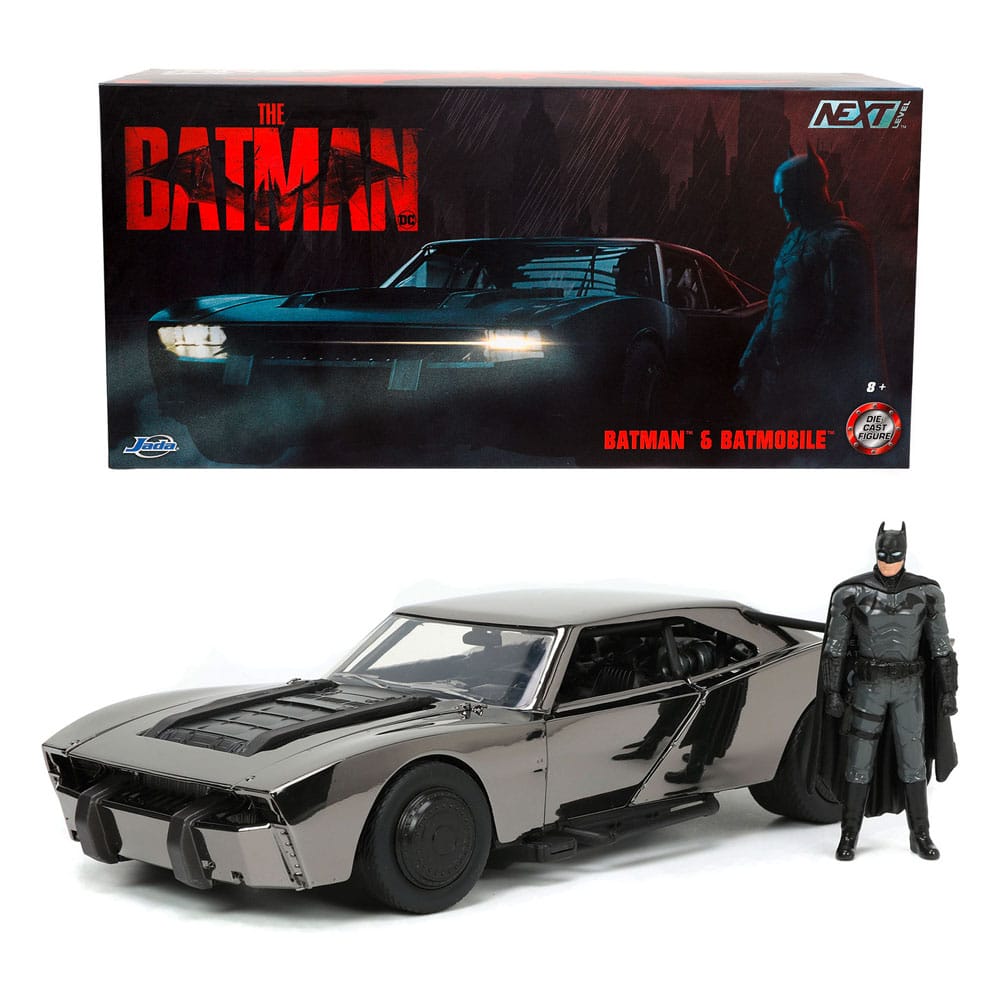 DC Comics Diecast Model 1/24 Batman Batmobile 2022 Comic Con 4006333083358