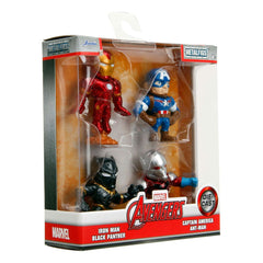 Avengers Nano Metalfigs Diecast Mini Figures 4-Pack 6 cm 4006333085758