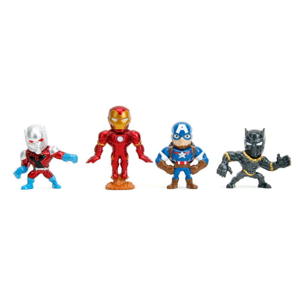 Avengers Nano Metalfigs Diecast Mini Figures 4-Pack 6 cm 4006333085758