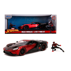 Spider-Man Diecast Model 1/24 2017 Ford GT Miles Morales 4006333068607