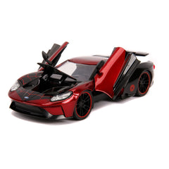 Spider-Man Diecast Model 1/24 2017 Ford GT Miles Morales 4006333068607