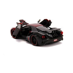 Spider-Man Diecast Model 1/24 2017 Ford GT Miles Morales 4006333068607