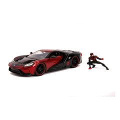 Spider-Man Diecast Model 1/24 2017 Ford GT Miles Morales 4006333068607