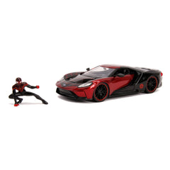 Spider-Man Diecast Model 1/24 2017 Ford GT Miles Morales 4006333068607